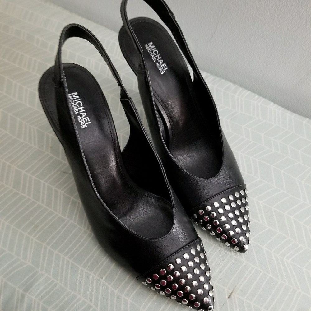 Michael Kors New Leather Sling Back Size 8 1/2